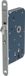 ASSA ABLOY Serrure de porte coulissante pour salle de bain - arrondi - 24 x 235 mm - Inox - profondeur de gorge 60 mm - PC 72