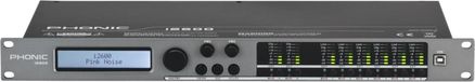 Phonic processeur de lecture i2600 avec 2 entrées, 6 sorties, AES/EBU et USB