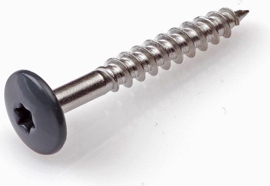 HPL Schroef 4,8x38 RVS Ral7016 Antraciet - 100 stuks