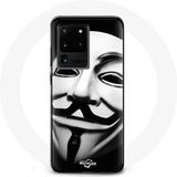 Maniacase Etui voor Samsung Galaxy S20 Ultra Wij zijn legioen anoniem masker