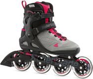 Rollerblade Macroblade dames inline skates 90 mm neutral grey / paradise pink