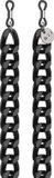 Komono Brooks Black Zonnebril Koord J1014 Zwart 74 cm