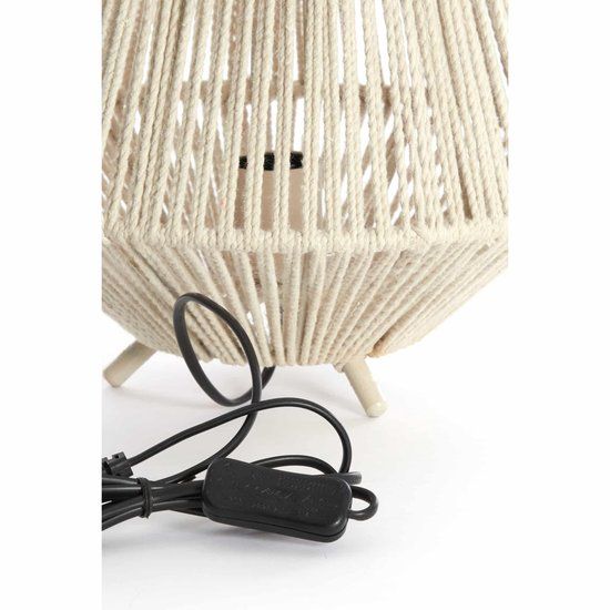 Light & Living Tafellamp Felida - Crème - 32cm