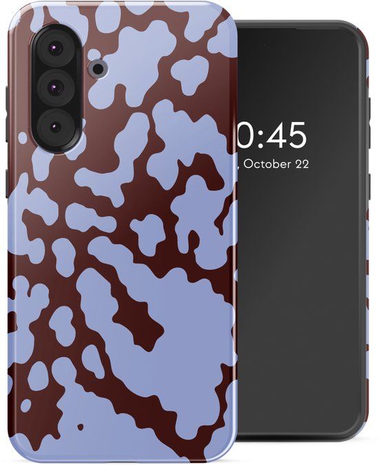 Selencia Hoesje - Geschikt voor Samsung Galaxy A36 / A56 (5G) - Backcover - Moo'd Lavender Glow