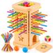 Montessori Bordspel Hout - Jouets à partir de 3 ans - Jeu en bois