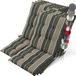 Beautissu Sun-NL Set van 8 Premium Lage Rugleuning Kussen 100x50 cm - Vert Rayé
