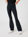 Björn Borg Sportbroek Wijde Pijp Kinderen Meisjes - Flare Tight - Gerecycled Polyester - Zwart - Maat 146/152