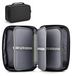 Grande trousse avec 5 compartiments et 72 emplacements, noir