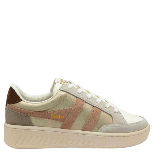 Gola Superslam blaze leren sneakers goud/camel