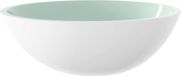 vidaXL Wasbak - 50x37x14 cm - Glas - Wit