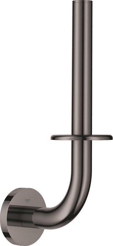 GROHE Essentials Reserverolhouder - Hard Graphite - WC-rolhouder - Metaal