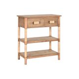 Home ESPRIT Bijzettafel lichtbruin sparren touw 80 x 35,5 x 90 cm