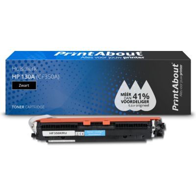 PrintAbout Huismerk HP 130A (CF350A) Zwart Toner - Compatibel