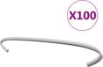 vidaXL Gabionhaken 100 st 20 cm gegalvaniseerd staal