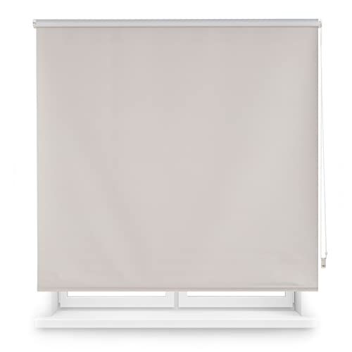 INTERBLIND Verduisteringsrolgordijn 140x230cm - Zilver