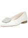 Paul Green Ballerina dames ballerina glad leer wit 1181-029