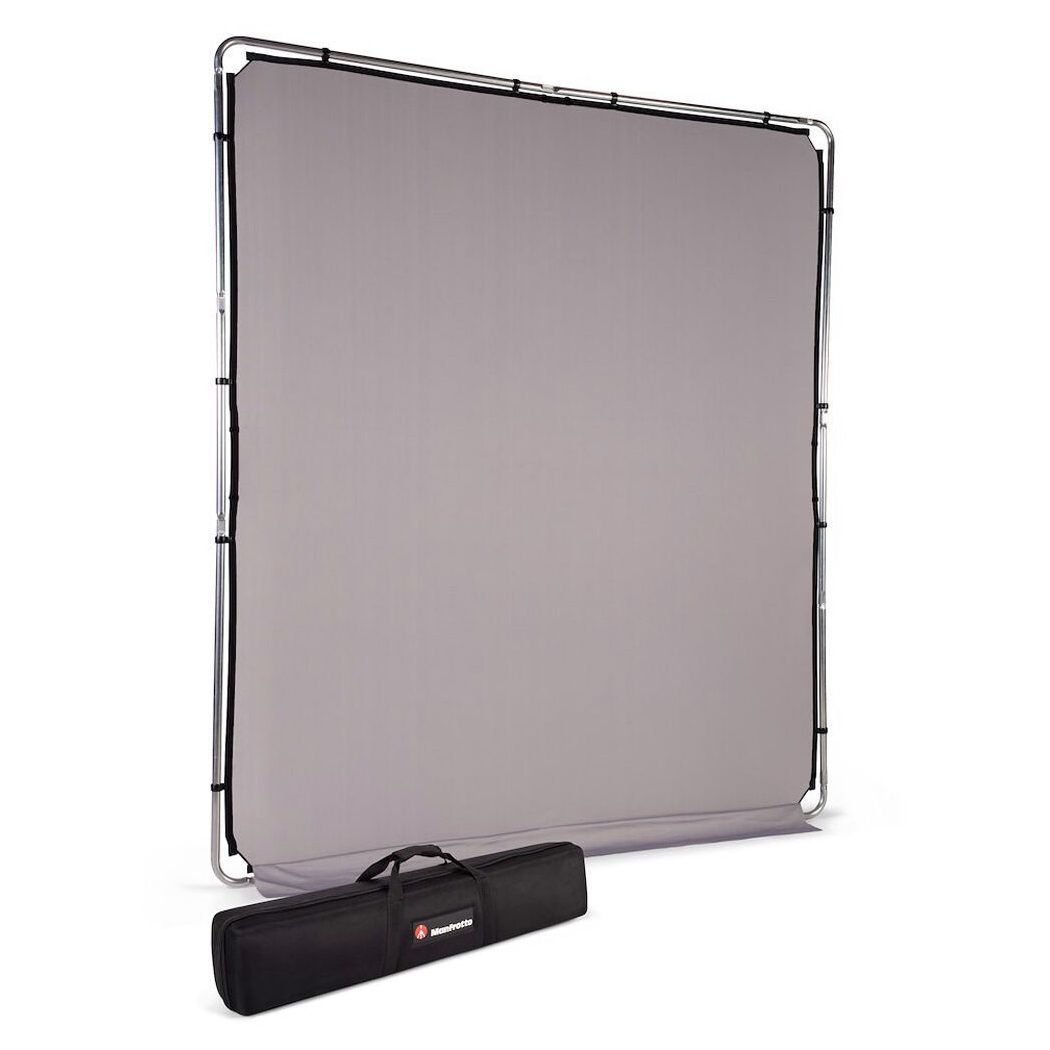 Manfrotto EzyFrame Background Set - 2 x 2.3m - Grey