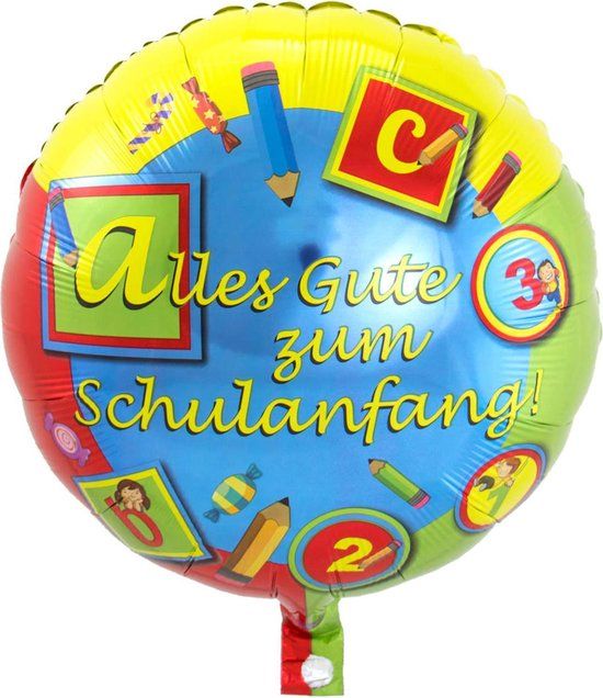 Folat Schoolbegin Folieballon - 45cm - Multikleur