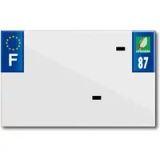 Top Plaq Blanco PVC nummerplaatstrip Top Plaq 87