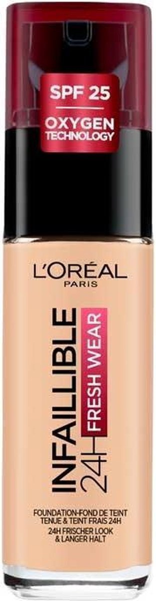 L'Oréal L'oreal_infallible 24h Foundation Spf25 D?ugotrwa?y Podk?ad Do Twarzy 180 Rose Sand 30ml