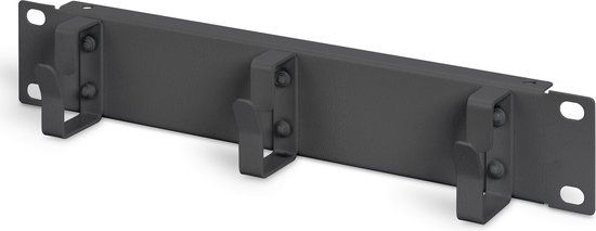Digitus DN-10-ORG-1U-B 10 inch Kabelvoering voor patchkast Zwart (RAL 9005)
