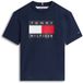 Tommy Hilfiger Heritage Printed Flag T-Shirt Kinderen Blauw