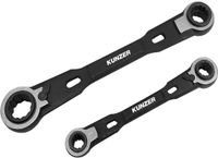 Kunzer 7RRS02 Ringsleutel met ratelset 4-voudig Sleutelbreedte (metrisch) 8 - 19 mm