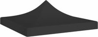 vidaXL Partytentdak 270 g/m² 2x2 m Zwart