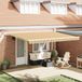 Maison Exclusive - Parasol électrique avec éclairage LED et capteur, 4,5 x 3,5 mètres