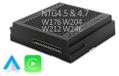 Mercedes Kit de mise à niveau CarPlay et Android Auto sans fil pour modèles NTG 4.5 / 4.7