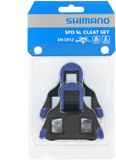Shimano SPD-SL Schoenplaatjes SM-SH12 - 2 graden speling - blauw