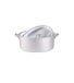 Pentole Agnelli Familie Koken Ovale Saucepot - 34 cm - Zilver
