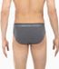 HOM HO1 mini briefs slip (1-pack) - slip homme avec braguette horizontale - gris