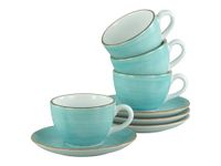 CreaTable 34042 Vintage Nature Aqua Serviesset voor 4 personen