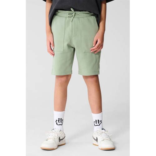 Shoeby regular waist sweatshort lichtgroen