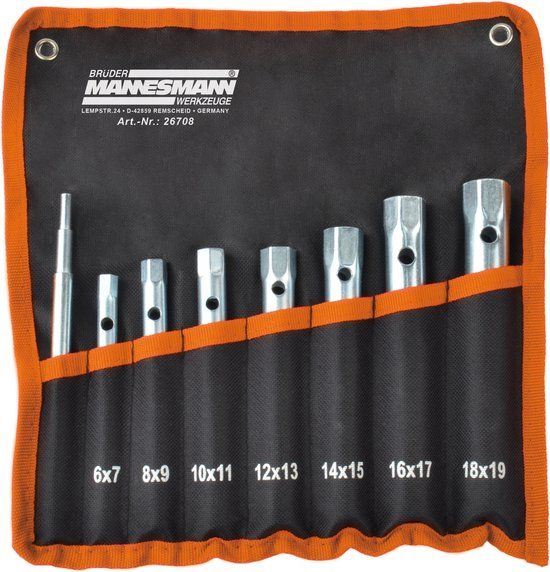 Brüder Mannesmann M26708 Pijpsleutel 8-delig