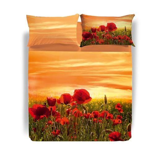 Caleffi Papaveri Dekbedovertrekset
