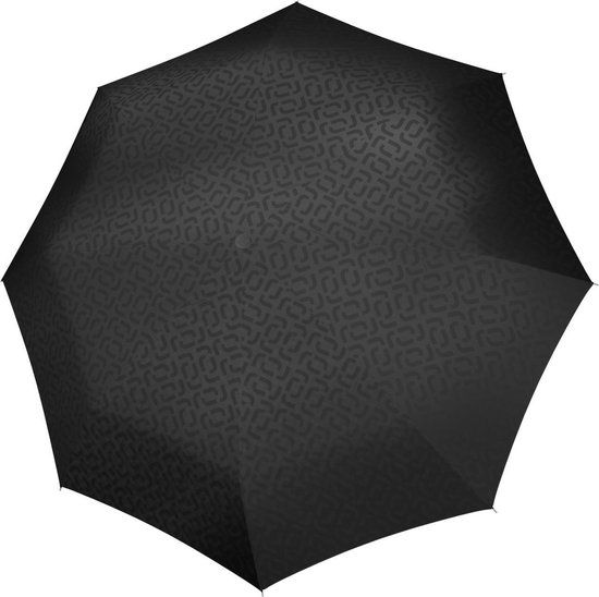 reisenthel Umbrella Pocket Classic Opvouwbare Paraplu - Signature Black Hot Print