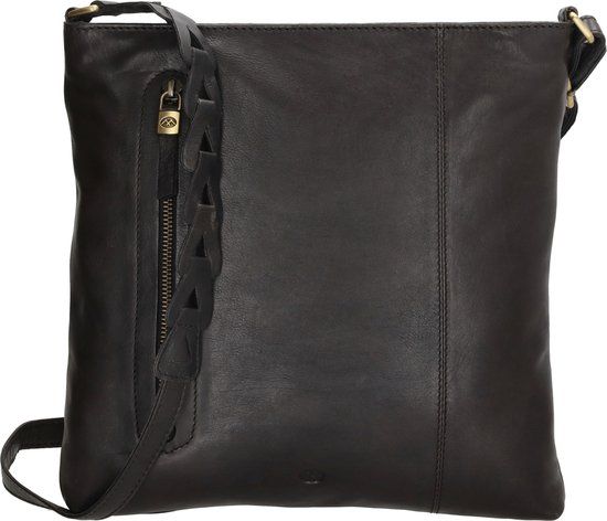 Micmacbags Daydreamer Crossbody Schoudertas Zwart Leer