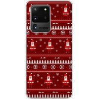 1001 coques Samsung Galaxy S20 Ultra pull de noel santa bedrukt siliconen hoesje