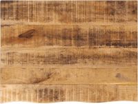 vidaXL Tafelblad met natuurlijke rand 90x60x3,8 cm massief mangohout