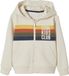 Vertbaudet Sweater met rits, capuchon en strepen