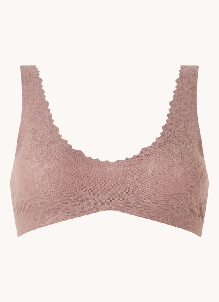 Sloggi ZERO Feel Lace Voorgevormde Bralette met Uitneembare Vulling