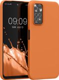 kwmobile telefoonhoesje geschikt voor Xiaomi Redmi Note 11 / Note 11S - Back cover in warme abrikoos