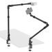 NEEWER 46 inch Overhead Camera Bureaustandaard, Aluminium 4 Sectie Magic Mic Boom Arm met C Klem Mount Telefoonhouder