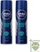 Nivea Men Fresh Ocean Déodorant Spray - 150 ml (2 pièces)