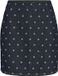 VILA VIPAL HW DOT SHORT DENIM SKIRT Dames Blauw Maat 44