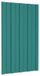 Plaques de toiture en acier galvanisé - Plaques profilées trapézoïdales 80x45 cm - Robuste et résistant aux intempéries - Montage facile - Lot de 12 pièces, adapté pour garage, abri de jardin et remise - Gris