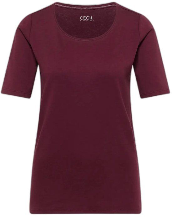 Cecil Dames-T-shirt Lena Sweet Grape Red
