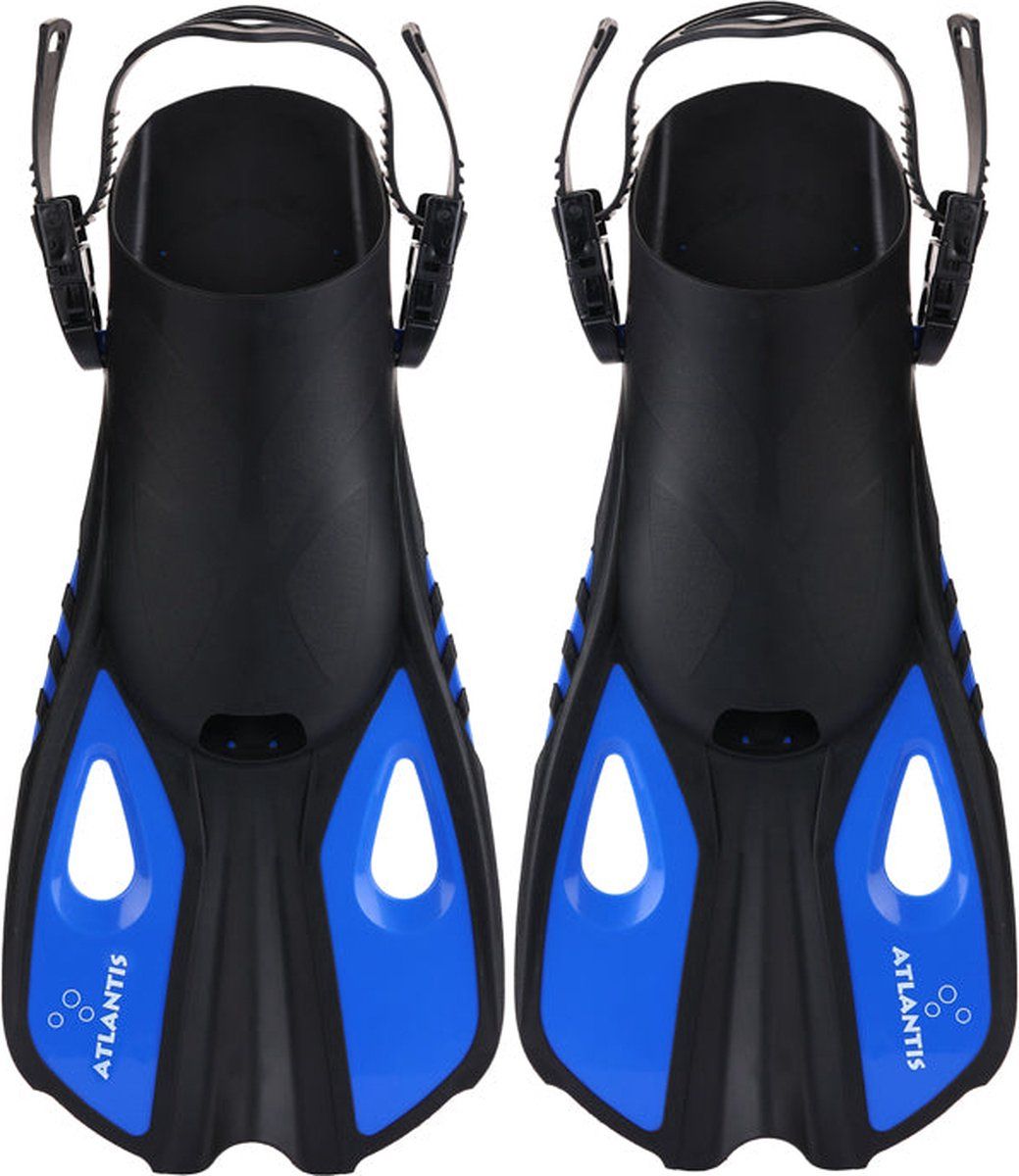 Atlantis Snapper - Zwemvliezen - Volwassenen - Zwart/Blauw - Maat 42-47